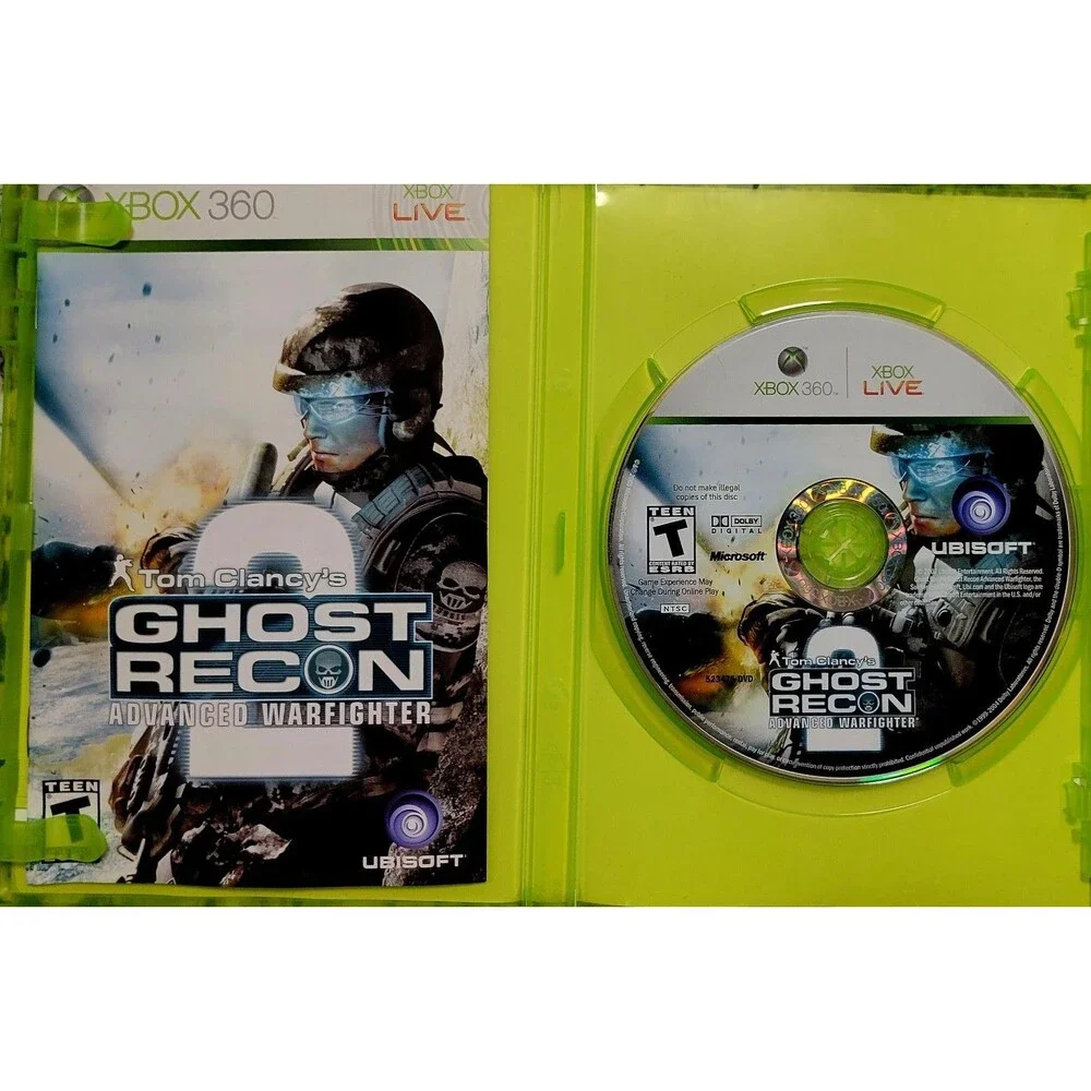 Tom Clancy's Ghost Recon: Advanced Warfighter 2 (Microsoft Xbox 360, 2007)